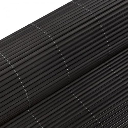 Grindi Balkon Sichtschutz 100x300 cm - PVC Sichtschutzmatte - Sichtschutz Zaun - Sichtschutz Garten, Terrasse - Sonnenschutz Balkon - runden Röhrchen - Zaun Garten - Zaunblende - Zaunverkleidung