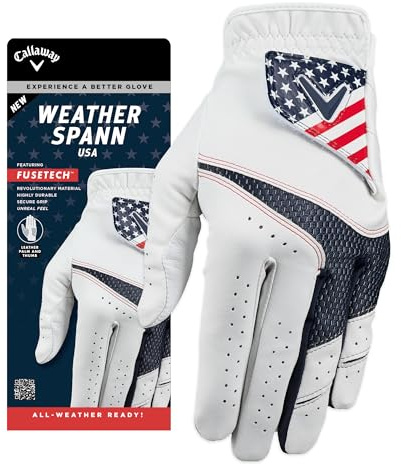 Callaway Golf-Wetter-Spann-Handschuh (auf der linken Hand getragen, USA, Größe M/L, Herren)