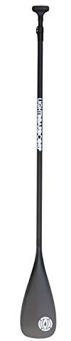 Light Board Corp Unisex – Erwachsene Endurance Race Small 100% Carbon Paddle Adjustable SUP PADDEL, Schwarz, Uni
