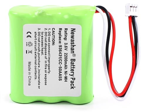 NEWASHAN 2200mAh 3,6V Batterie Compatible avec Tonies Toniebox 50AA5S boîte à Histoire et Musique Conteuse Haut-parleurs Musicbox Soundbox Ni-MH Accu Piles 936431