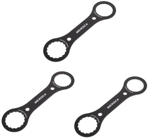 BESPORTBLE 3pcs Bottom Bracket Wrench Tool for Repair Lightweight and Portable Crankset Removal Tool for Mountain and Road Easy to Use and Store