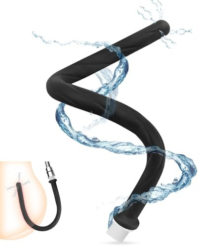 Analdusche für Analverkehr,410mm Einlauf zur Darmreinigung，Klistier mit 4 Löcher,Analdusche für Frau,Analdusche ,Einlauf zur Darmreinigung,Douche Silikon,Intimdusche,Anal Dusche,Vaginaldusche