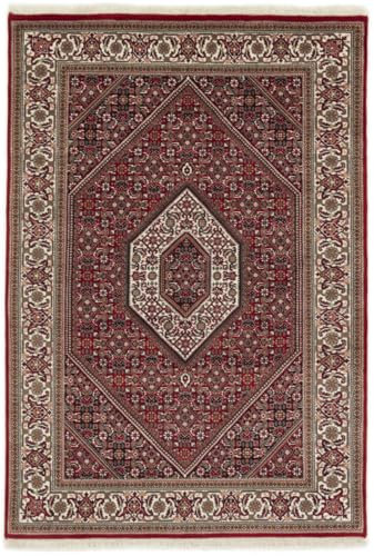 Nain Trading Indo Bidjar 136x201 Handgeknüpft Orientteppich Teppich Wolle Indien