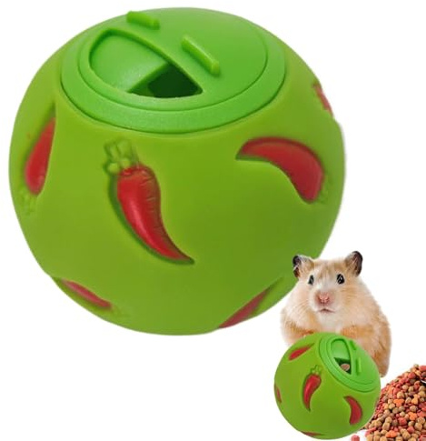 jamgeery Balle De Friandises pour Lapin, De Lapin Distributeur De Nourriture Boule De Friandises Hérisson Balle De Puzzle Alimentaire Jouet Puzzle pour Petits Animaux, 7.5x7.cm