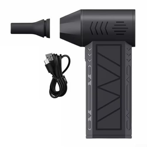 Electric er Turbo Fan, Electric Compressed Air er With LED Rechargeable, for MINI Handheld for LEAF Car Snow Blower For Home Car(B)