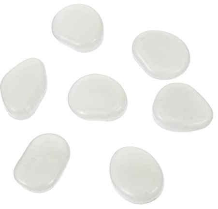 ibasenice 100piezas Piedras Luminosas Para Pecera Decoración De Jardín Guijarros Luminosos Para Rocas Luminosas Para Jardín Piedras Fluorescente De Colores