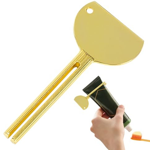 Strumento per spremi tubetto di dentifricio, spremi dentifricio |Rullo erogatore per tubo di vernice | Dispenser spremitore per tubi di dentifricio in metallo per risparmiare vernice per creme deterg