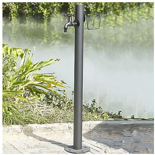 ZATTYDV Colonna Rubinetto Rubinetto Esterno Giardino Colonna d'Acqua Fontana antigelo Cortile Supporto Tubo Acqua Rubinetto Montaggio a Pavimento Tubo con Rubinetto in