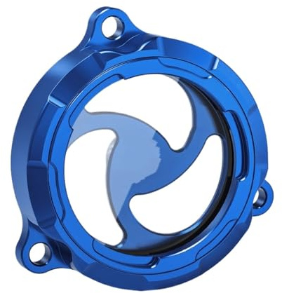 ZHAUPMCB Filtro para Moto Tapa del Filtro de Aceite del Motor Transparente para Suzuki DR650S DR 650 SE 1990-2023 2022 2021 2020 2019 2018 2017 Filtro de Aceite(Blue)