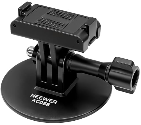 NEEWER Självhäftande basmonteringssats kompatibel med DJI Osmo Nano/Osmo 360/Action 6 5 Pro 4 3, magnetisk snabbfrigörande adapterstativ konsol actionkamera tillbehör för POV-videoinspelning, AC058