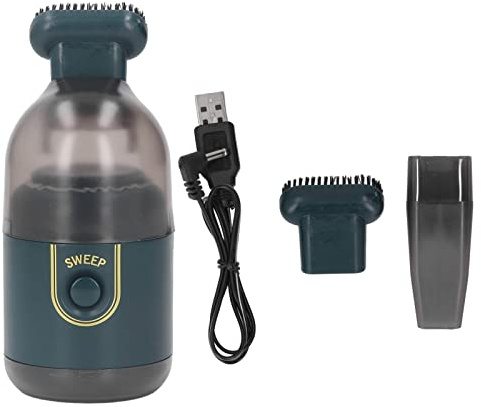 LIYJTK Aspirateur à Main USB Rechargeable Portable Mini aspirateur à Main sans Fil Maison Voiture Bureau (Verte)