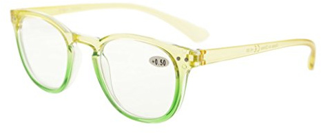 Eyekepper Bunte Damen Lesebrille, Elegantes Design, Leichter Rahmen, Feder-Scharniere – Stilvolle Farbverlaufs-Lesebrille für Frauen