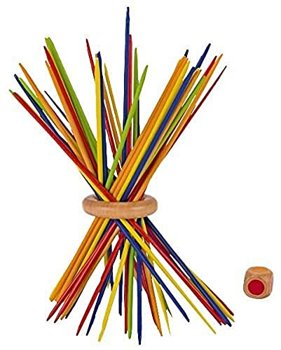 Goki 56833 Mikado Spiel aus Holz, 43-teilig, 18 cm