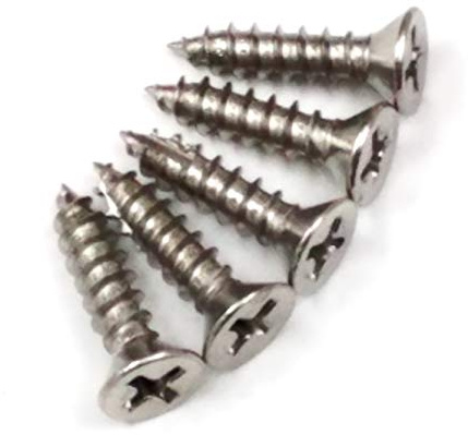 Hinge Outlet Wood Screws, Heavy-Duty Screws for Doors, Cabinets, Furniture & DIY Projects (Satin Nickel, 9 x 3/4 Inch, 24 Pack)