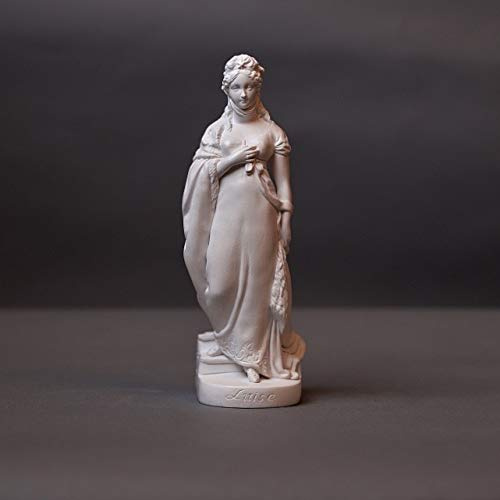 Skulpturenmanufaktur Potsdam Königin Luise, stehend, Skulptur aus hochwertigem Zellan, echte Handarbeit Made in Germany, Büste in weiß, 20cm