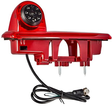 RED WOLF Auto Rückfahrkamera Bremslicht Kamera für Vauxhall Vivaro Opel Vivaro Renault Trafic ab 2014 NTSC IP68 Wasserdicht Nachtsicht 12V Auto Einparkhilfe Kamera