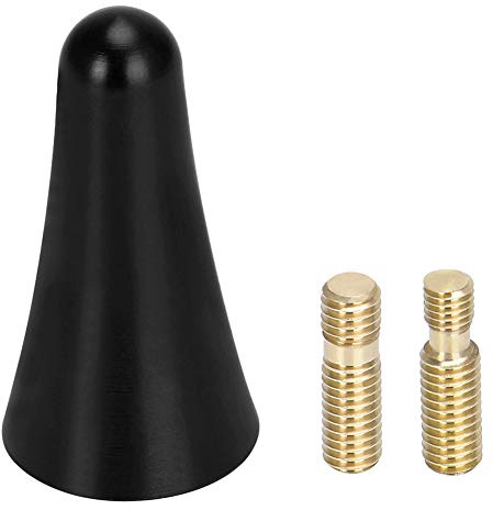 Autoantenne, Asudaro Universal Kfz Antenne 40mm Kurze Auto Antenne Aluminium Autoantenne Schraube Metall Kurze Dachkappe Antenne Auto Modifikationsteile Dachantenne,Schwarz