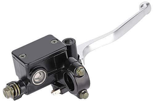 Maître-cylindre de levier d'embrayage de frein avant de moto 7/8 , ensemble de pompe de frein à disque de moto 22mm adapté à la pompe supérieure de frein avant Honda