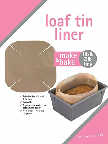 Vsource4u 1 x Non-Stick Loaf Cake Tin Liner - Fits 1lb & 2lb Tins
