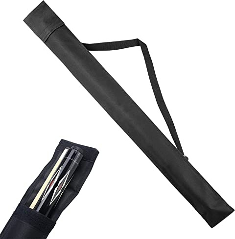 Helweet Pool Cue Bag Case, Snooker Cue Case, Pool cue Storage Carry Bag,Portable Billiard Rod Bags for 1/2 Snooker Billiard Stick Rod Storage