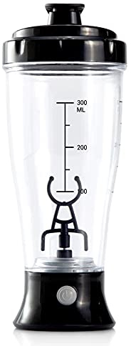 Rfeeuubft 300 ml Automático Autoagitable Proteína Shaker Botella Eléctrica Portátil Movimiento Mezclador Botella Deportiva Gimnasio UN Deportes