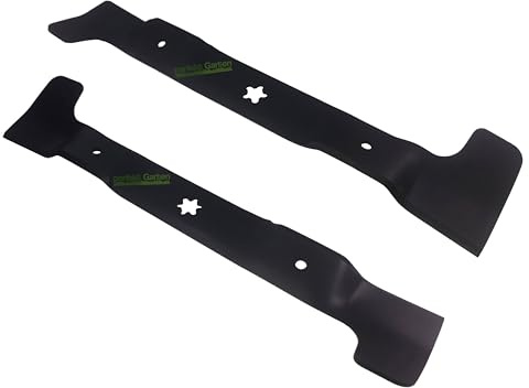 perfektGarten 2 X 50 cm Messer kompatibel mit Husqvarna 38 CTH 2038 210 2138 TC 238 239 38 138 YTH200 Twin T