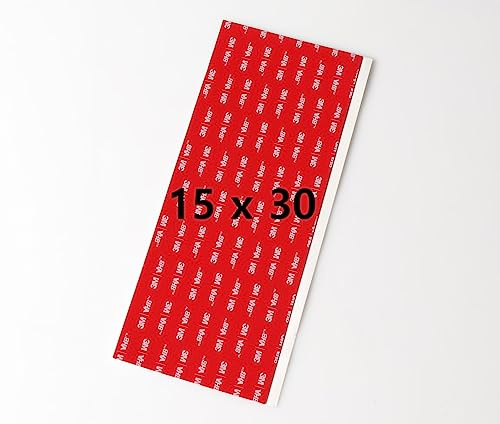 3M-VHB-Klebepads extra stark - doppelseitiges Klebeband - 15x30 cm - 1 Stück - Kleben ohne Bohren - Klebestreifen für Duschregal, Armaturen, Spiegel, etc. | Bad, Küche, Auto, Boot,Yacht | wasserfest