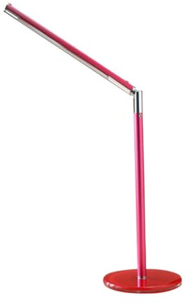 Veemoon Led Schreibtischlampe Mit Dimmer Touch Steuerung Faltbar Metallischer Drehgelenk Rote Büro Und Leselampe Für Nachtgebrauch