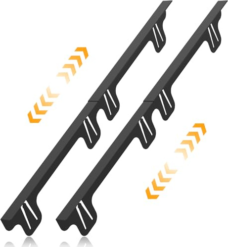 Foppla 2 fornelli in acciaio inox Gap Guards Gnug Fit Sorgeable (nero)