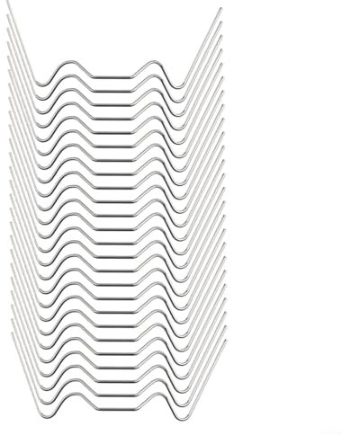 Accessori per serre 50 pezzi di affidabili clip in acciaio inox (50 clip per vetri)