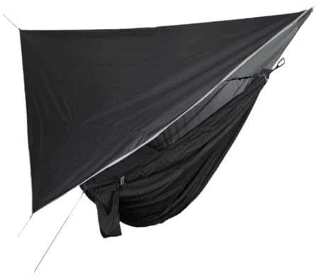 Hamaca de camping al aire libre con mosquitera y toldo de apertura rápida para sombra impermeable