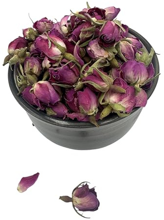 Bourgeons de rose séchés, pétales de rose 20 g-1,9 kg Rose Damascena (750 g)