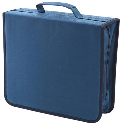 YUNGLOO Boîte de rangement pour disques de 256/384 - Capacité : 100 cm - Portable - Grande carte - Porte-cartes - Pour la maison et le bureau