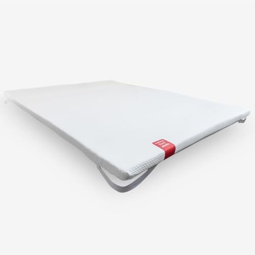 PIKOLIN - Topper Viscoelástico de Hotel | Altura 5 cm | Ignífugo | Antichinches | Funda Lavable | Confort Alto | 160x200 cm