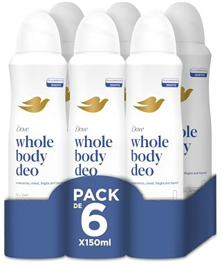 Dove Aerosol All Over Body Original 150ml x6