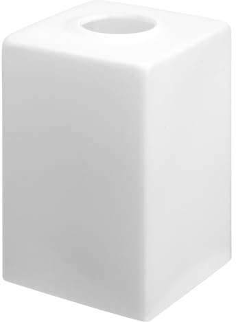 IMIKEYA Pantalla de Lámpara de Vidrio Opaca E27 para Luz de Pared y Mesa, Moderna, Suaviza la Luz Bordes Ásperos, Adecuado para Decoración del Hogar