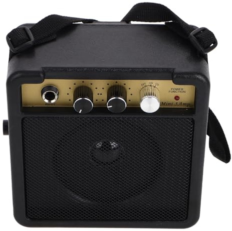 YARNOW Amplificatore Alta Portatile Mini a per in e Elettrica Chitarra 5w Costruzione Robusta Suono ad Fedeltà per Esercitarsi Casa Viaggio