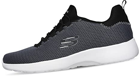 Skechers herr 58360 sportskor, sneakers, svart, 47.5 EU