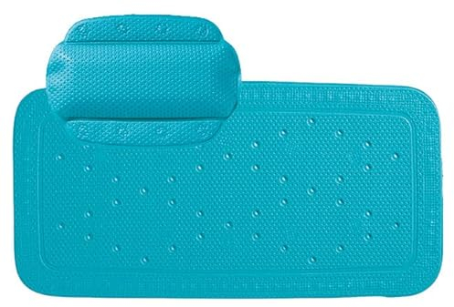 Kleine Wolke Wanneneinlagen-Set 2-teilig Calypso, 36 x 72 cm + 32 x22 cm, Lagoon