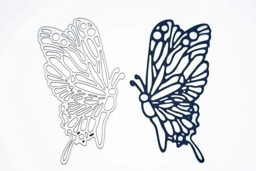 Stanzenshop Stanzschablone: Schmetterling mit großen Flügeln - Verzaubere Deine Papierkunst, DIY Einladungskarten, Schmuckstücke in Handarbeit, Kreativ und Einzigartig, Ideal für Bastelliebhaber.