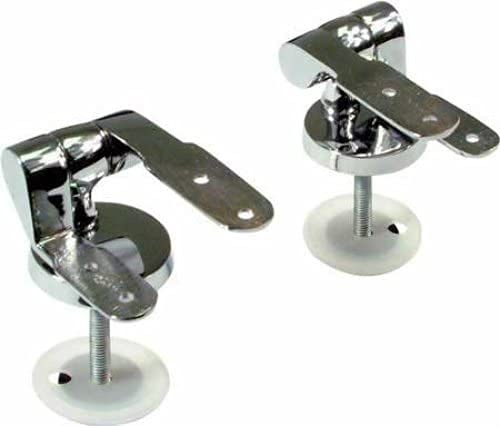 Marco Paul Toilet Seat Fitting Stainless Steel Chrome Universal Hinges Rust Resistant Replacement Ideal Standard Fixtures