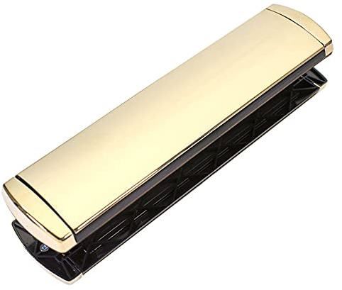 Omega 2 Premium 12 Sprung Door Letterplate (40-80) - Gold (PVD)