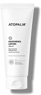 ATOPALM Panthenol Lotion 180ml, Langanhaltende Gesicht bis Körper Feuchtigkeitscreme, Vitamin B5 Aminosäure, Empfindliche Haut, Hypoallergen Gesichtscreme Körperlotion, Gesichtspflege, Koreanische