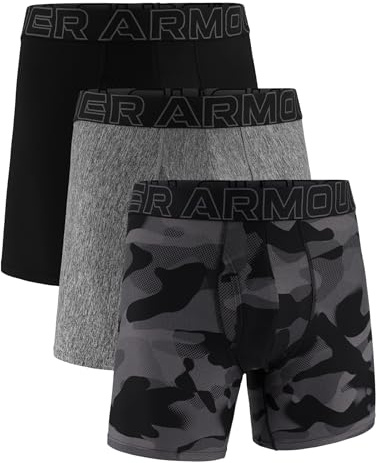 Under Armour Performance Tech Boxerjock Lot de 3 Boxers pour Homme, 15,2 cm, Imprimé Camouflage néo, Taille L