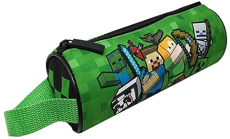Theonoi Minecraft Kinder estuche para lápices estuche escolar estuche para niños estuche para niñas estuche para lápices estuche para niños estuche estuche, 22 cm x 9 cm