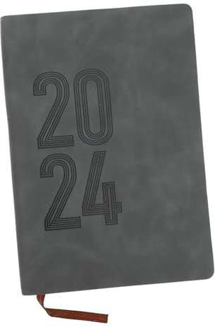 MAGICLULU Terminplaner Notizbuch Für Effiziente Terminverwaltung Kompakt Tragbar Für Berufstätige Schüler Praktischer Alltagshelfer Graues Design Für Stilvolle Organisation