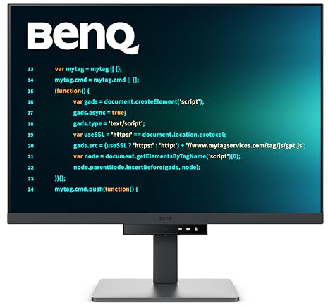 BenQ RD280U 28 4K 3840x2560 3:2 Monitor di programmazione, Eye-Care, Nano Matte Panel, Modalità di codifica, Retroilluminazione MoonHalo, 90W USB-C, KVM, VESA Mount, Monitor sviluppatore