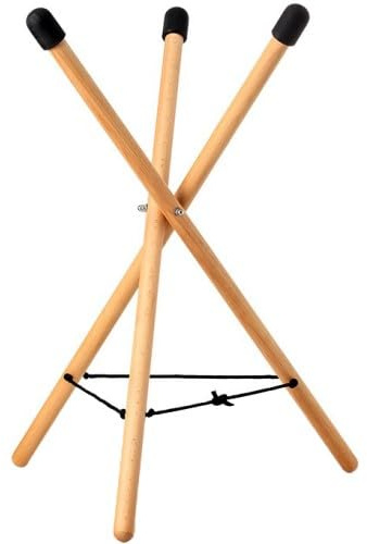 HLURU Ständer für Tongue Drum & Handpan Buche - Medium
