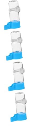 BCOATH 4stücke Automatischer Vogeltränker Für Käfige Blauer Wasserspender Für Wellensittiche Nymphensittiche Und Andere Vögel Gesundes Trinken Durch Bissaktivierung Große