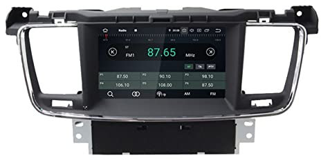 JINFOLI Navigazione GPS 1 Din Autoradio 4G 64G Stereo Multimedia DSP WIFI Audio Android 10 Lettore DVD for auto Adatto, for Peugeot, 508 2011-2019 Impianto audio stereo per auto(NO DSP)